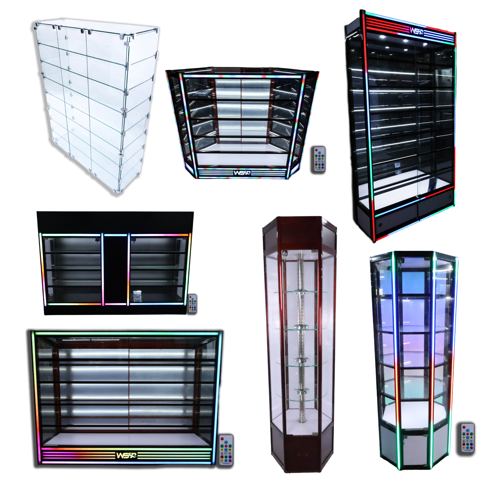 Sleek ceiling light fixture in a luxury retail space