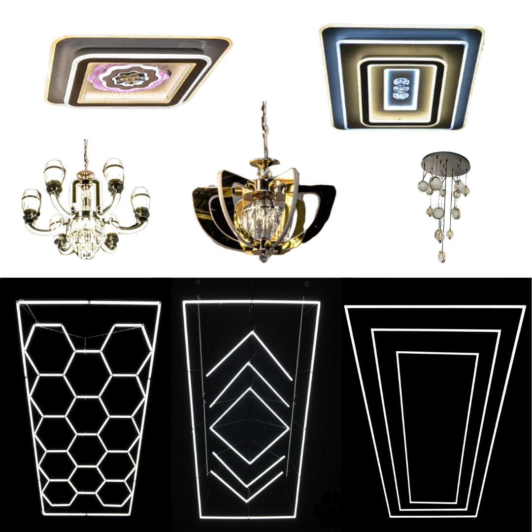 Lighting and display accessories for retail