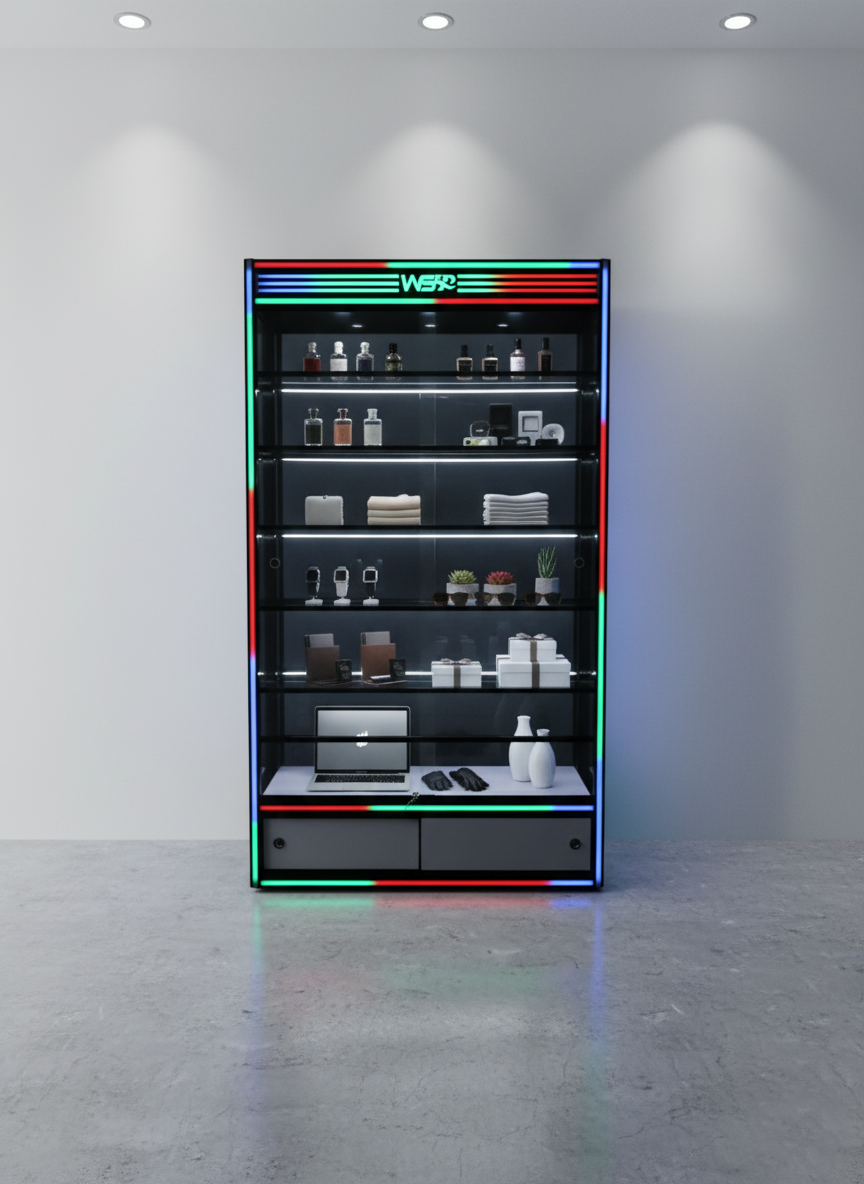 Showcase With LED Sync Music 4x7ft #2 Showcase With LED Sync Music 4x7ft #2