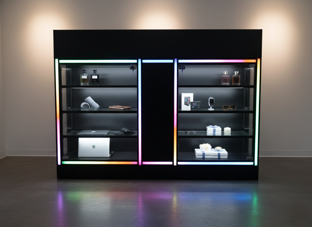 Counter With LED Sync Music 5 feet Black Counter With LED Sync Music 5 feet Black