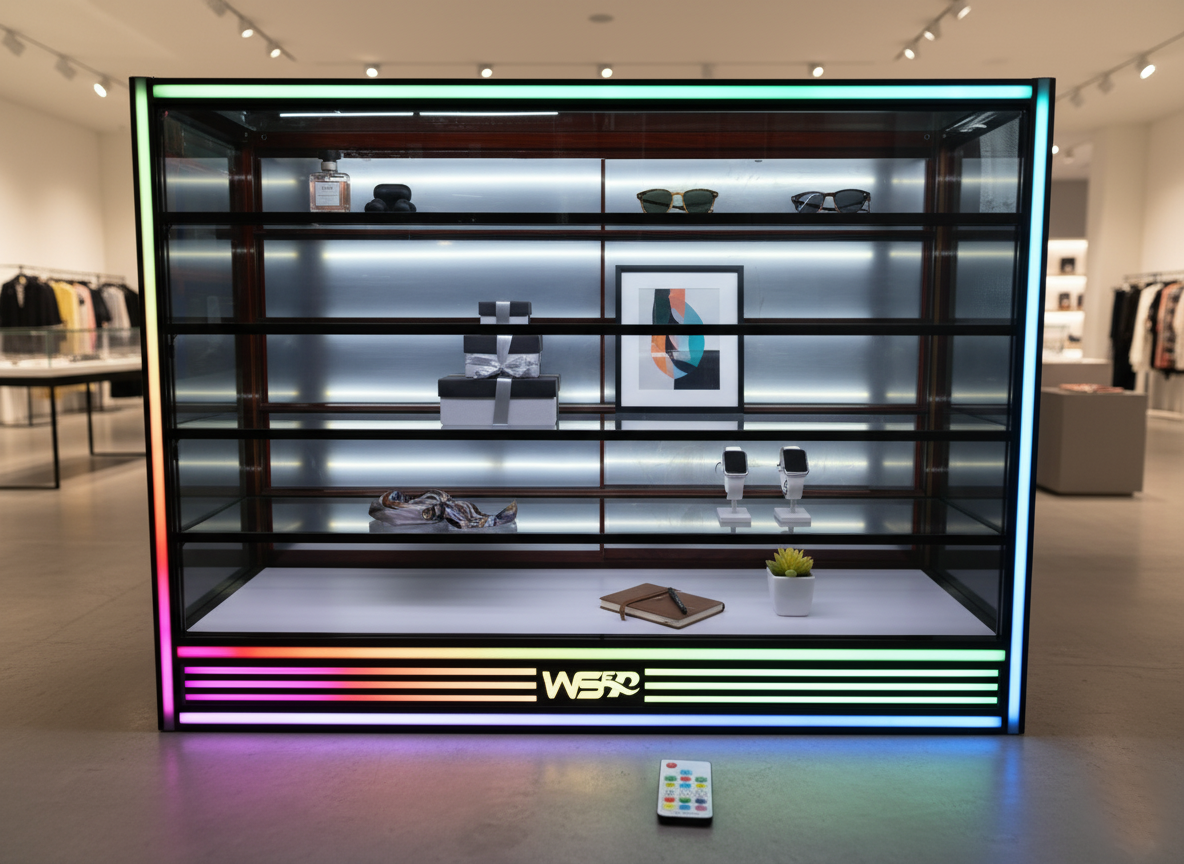 Showcase With LED Sync Music 4 feet Showcase With LED Sync Music 4 feet