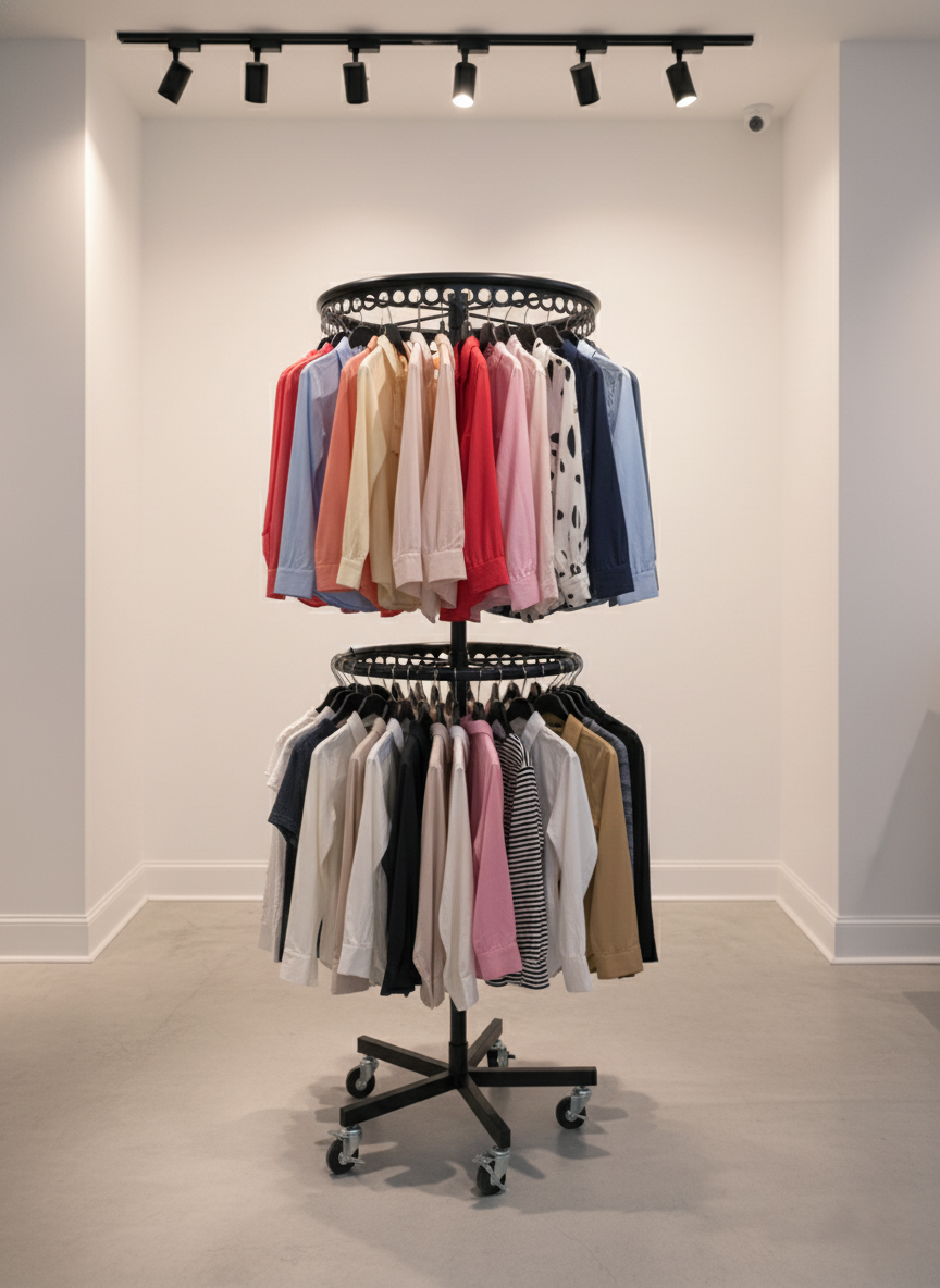 2tier Coat Hangers on Wheels 2tier Coat Hangers on Wheels