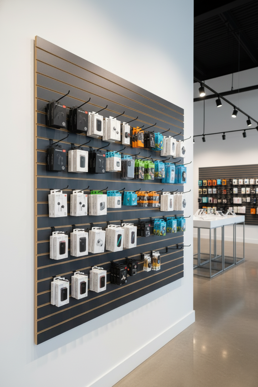 Slat Wall With Hooks Slat Wall With Hooks