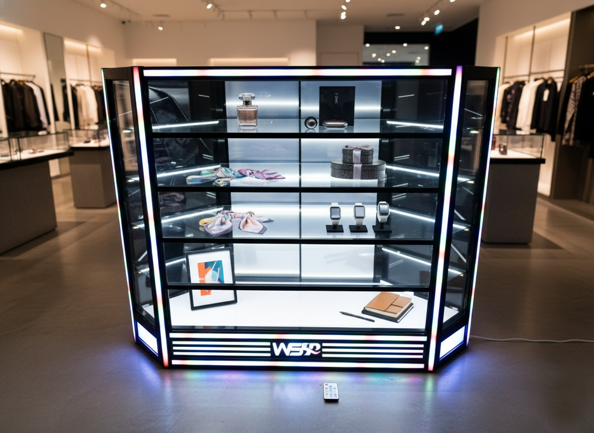 Showcase Corner LED Sync Music Black Showcase Corner LED Sync Music Black