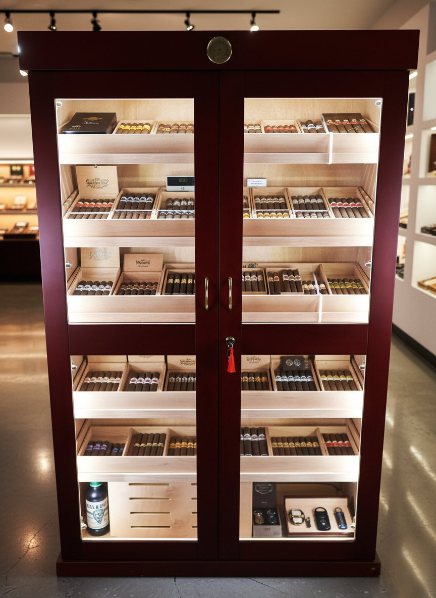 Wood Cigar Cabinet Wood Cigar Cabinet