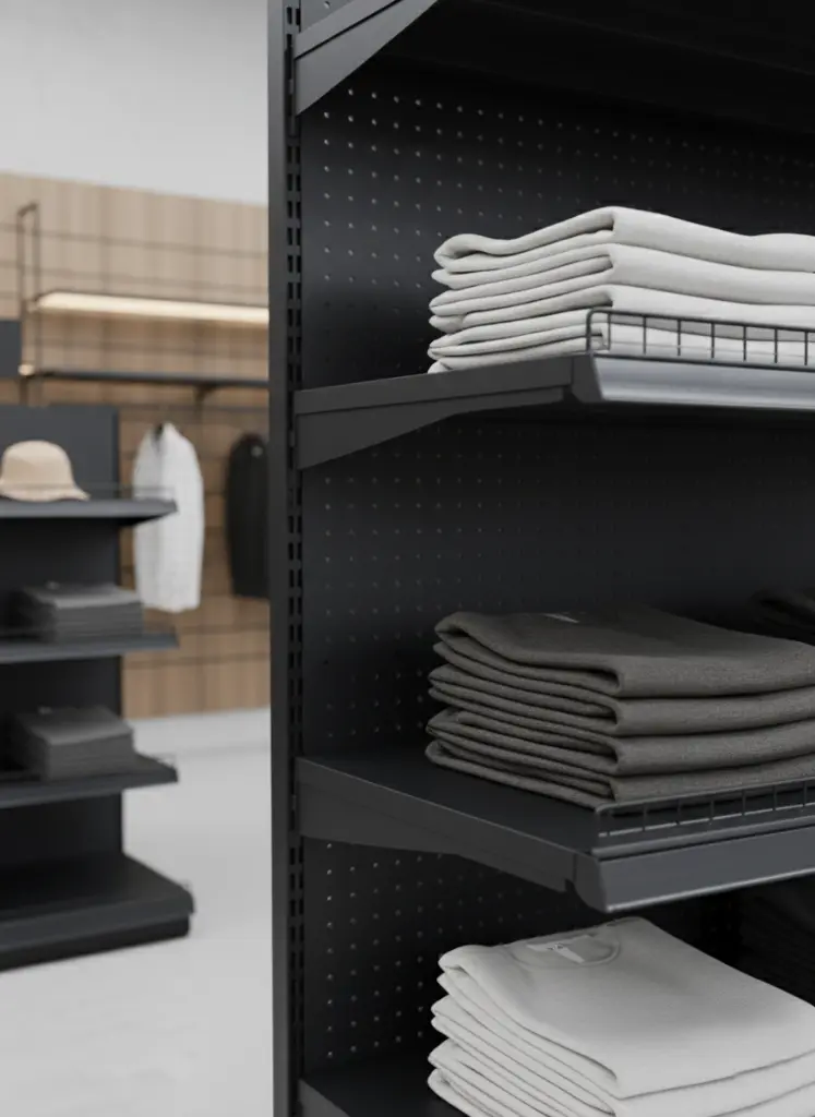 Metal wall shelve 4x8 ft 8 shelves 3.webp