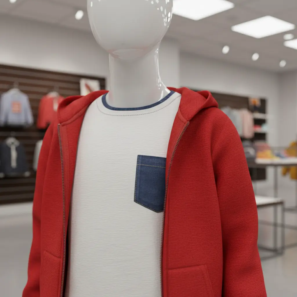 Boy Glossy White Walking Pose Mannequin 3.webp