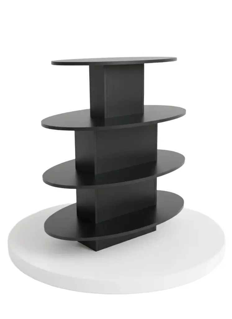 Oval Island Floor Display 4 Layers