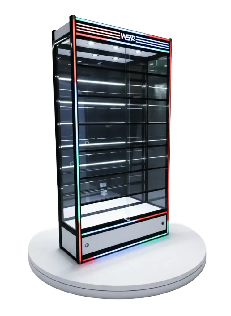 Showcase 4x7ft With Neon & Music Light