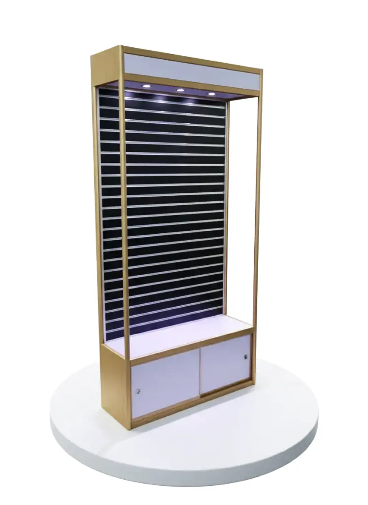 Slatwall Display Gold 4x8