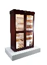 Wooden Cigar Display with LED & Humidifier 