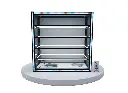 3x3ft Countertop Showcase with Neon Light Sync Music