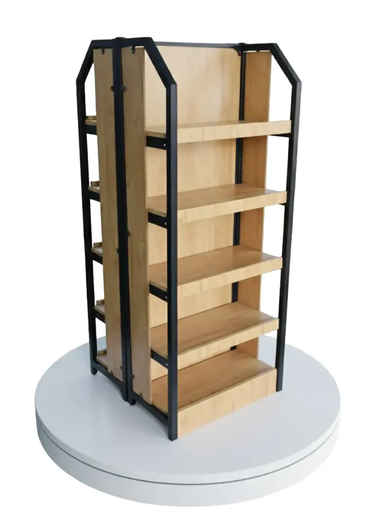 2 Side Maple Gondola Cap 27wx64hx28d