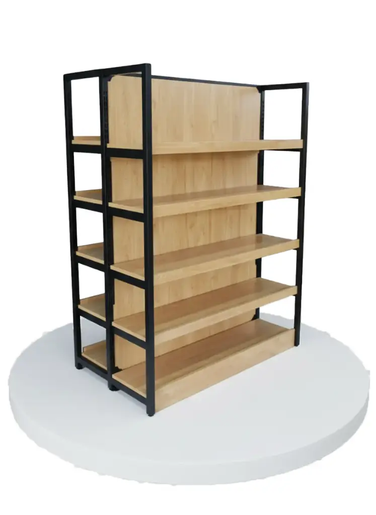Maple Wood Shelves 2 sides 48wx64hx27d 