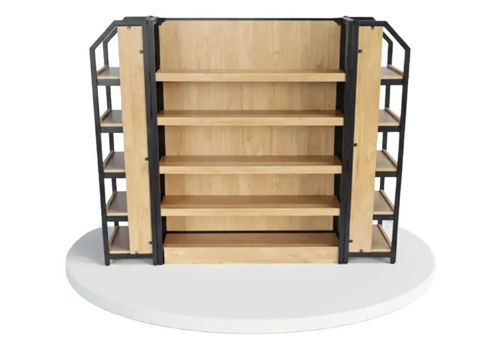 Maple Wood Gondola Set 76wx64hx27d 