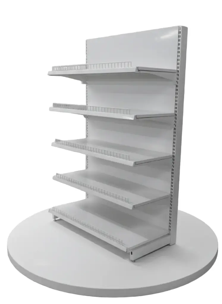 Metal Wall Shelf 5 Layers 4x5 White