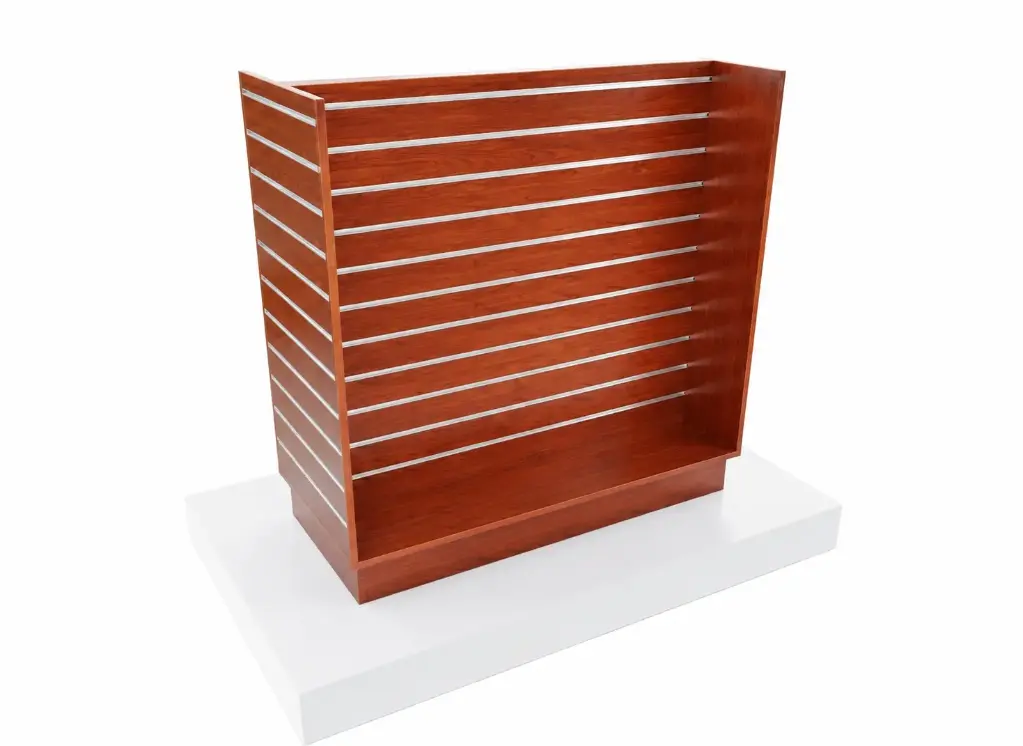 Slat Wall Cabinet (Cherry)