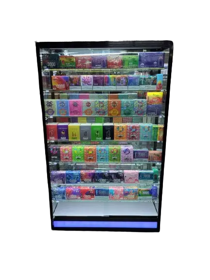 4FT x 6 1/2FT Glass door & Bracket Showcase