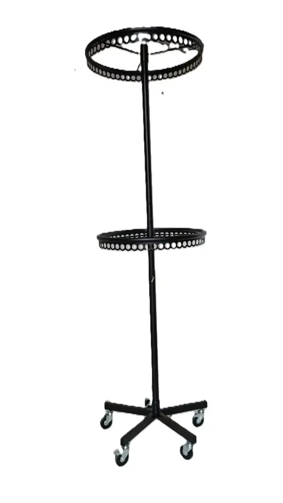 Double coat hanger with wheels