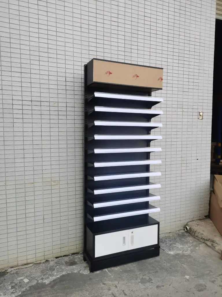 Metal Cigarette display with LED light