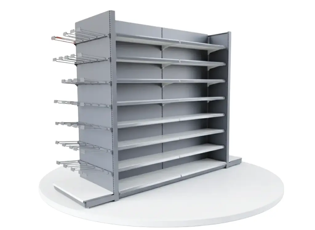 Metal shelves 12x8 ft 8 shelves