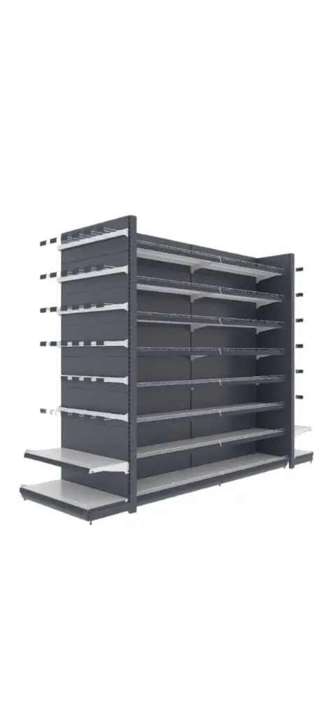 Metal shelves 12x8 ft 8 shelves