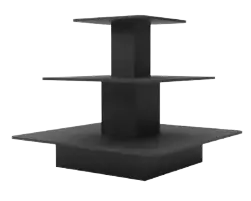 Square 3-Tier Display Stand