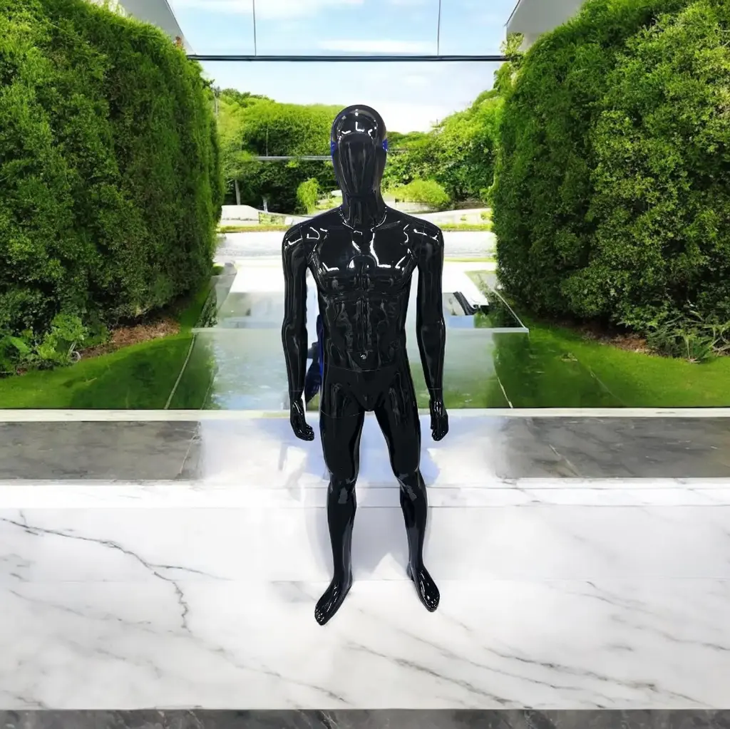Mannequin man standing straight