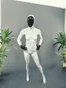 mannequin woman with hands on Hips