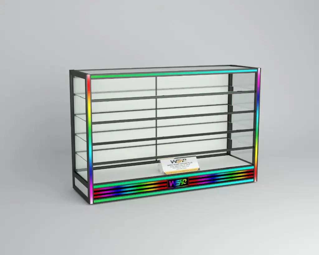 5FT Showcase With Neon Lights