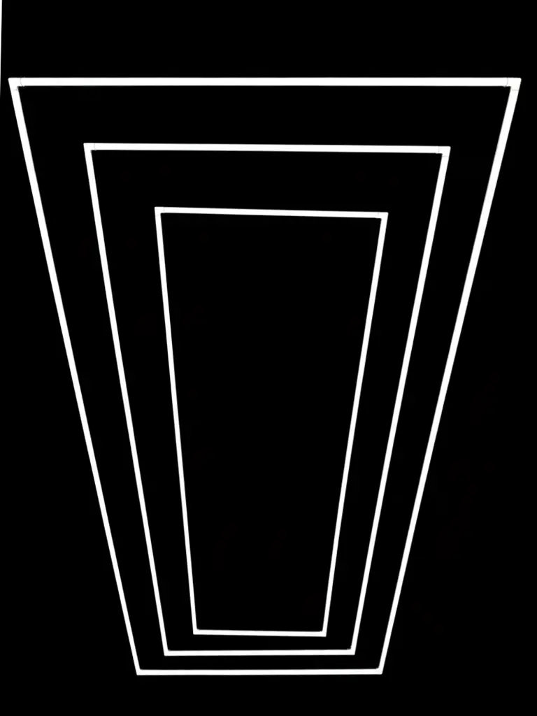 Rectangle Ceiling Light (Set)