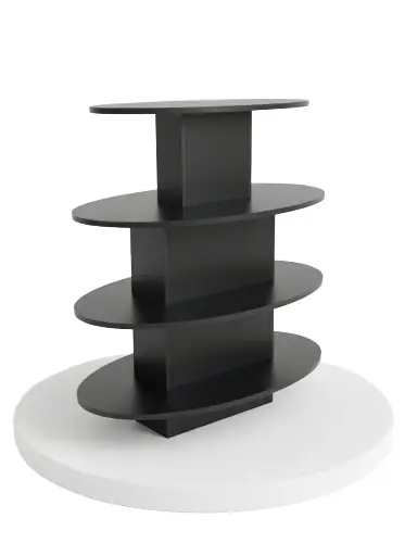 Oval Island Floor Display 4 Layers