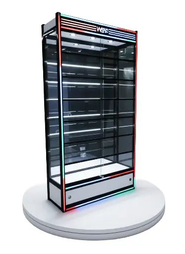 Showcase 4x7ft With Neon & Music Light