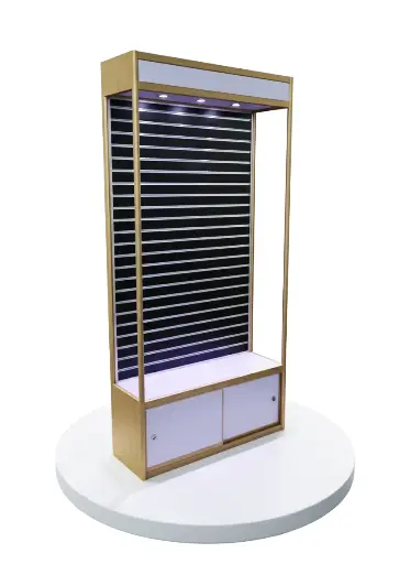 Slatwall Display Gold 4x8