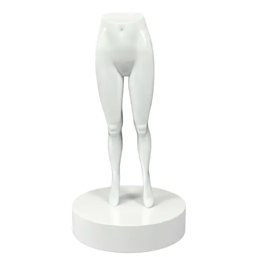 Women Legs Glossy White Mannequin