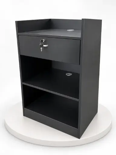 2ft Black Counter