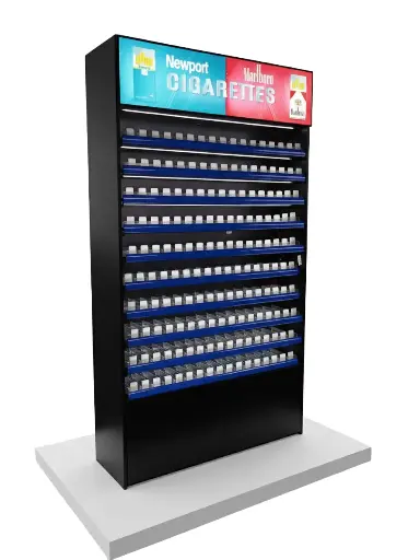 [INT-WADE-0002] Cigarette Display Pull Shelf 4x7ft (Replaceable Sign) 