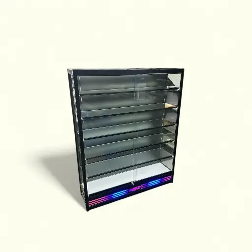 [5FT-SHW-WTH-BRC] 4x7FT Showcase with Bracket And Neon Lights
