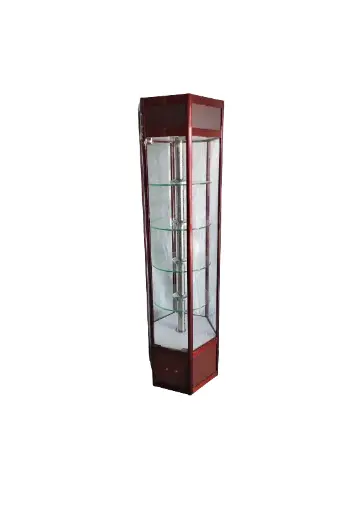 [6FT-JWL-SHW1_SPNR] 6ft Jewelry showcase with motor spinner