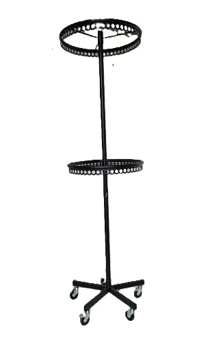 [NDS-NM-_-1] Double coat hanger with wheels