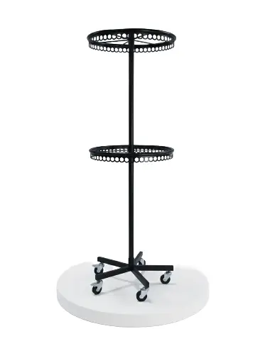 [NDS-NM-_-1] Double coat hanger with wheels