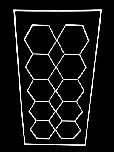 [RRW-LED-LGH-HXG] LED light Set Hexagon