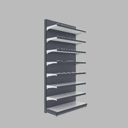 Metal wall shelve 4x8 ft 8 shelves