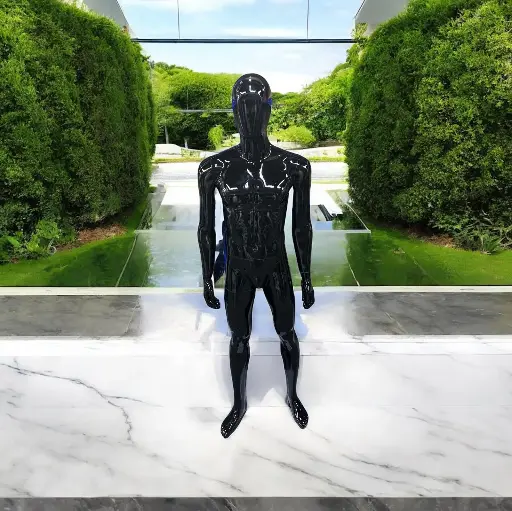 Mannequin man standing straight