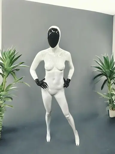 mannequin woman with hands on Hips