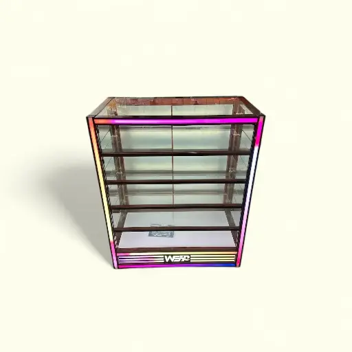 3FT showcase with lights