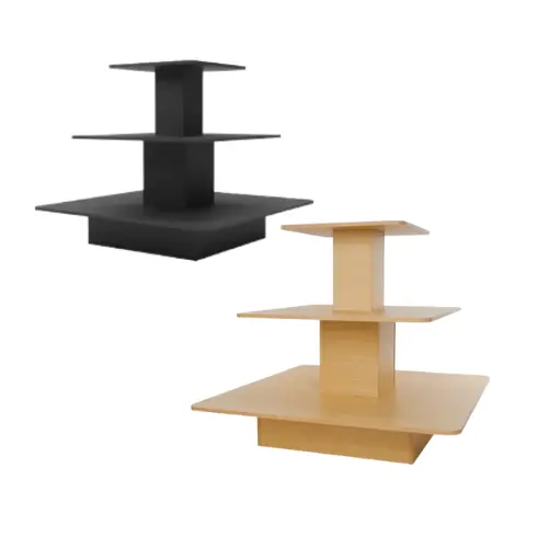 Square 3-Tier Display Stand